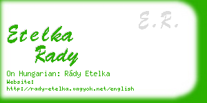 etelka rady business card